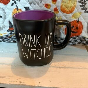 Rae Dunn Black and Purple Witch Mug